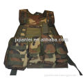 Woodland Camo Quick Release Molle Modular Tactical Vest / PALS Hard Armor Plate Carrier / MBSS Plate Carrier Vest